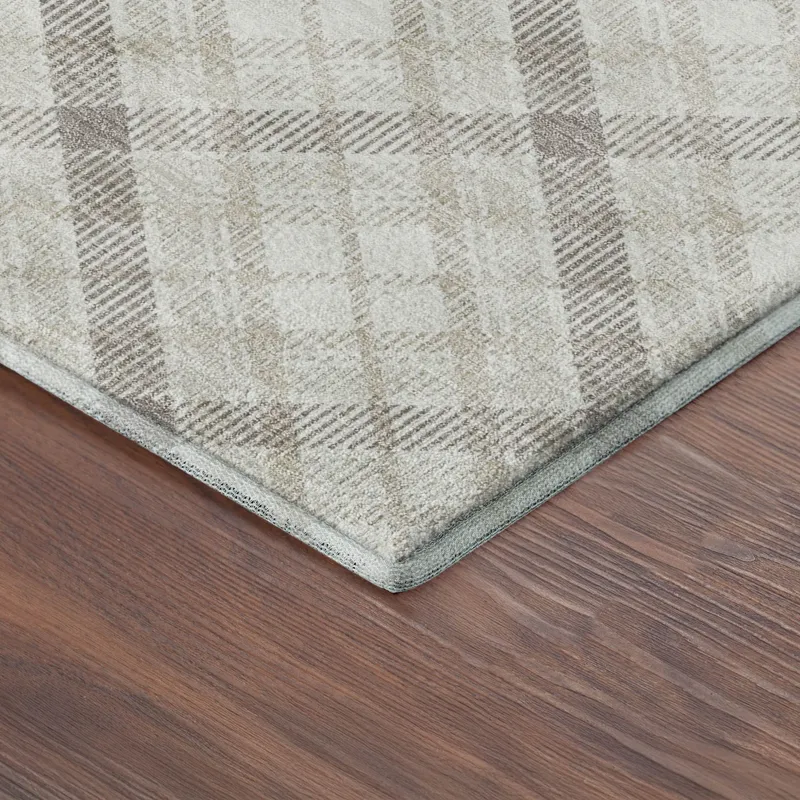 Luxury Washable Indoor/Outdoor Soft Essentials Linen 9\' x 12\' Rug