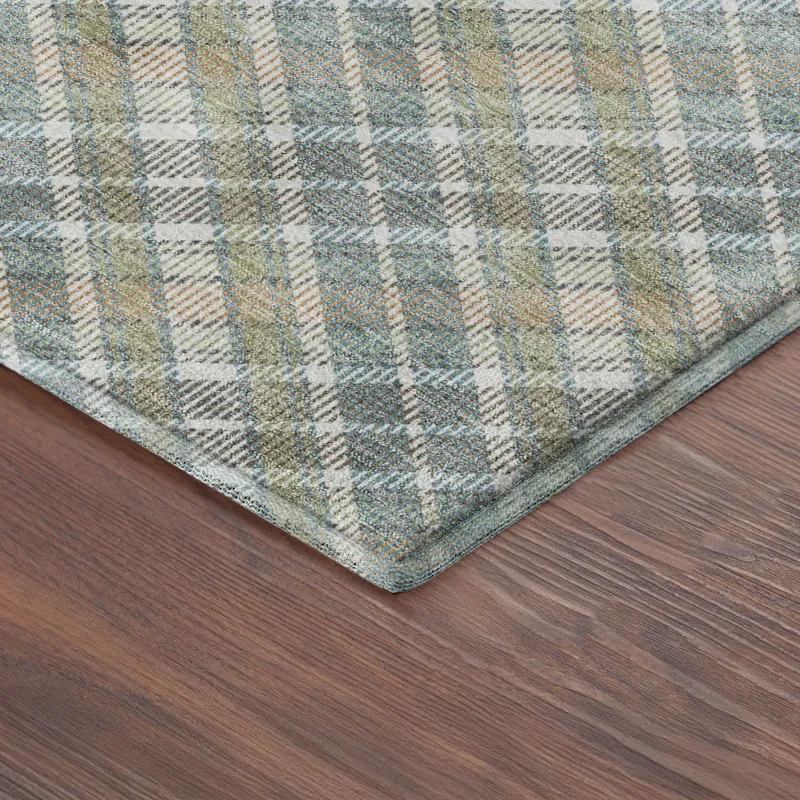 Luxury Washable Indoor/Outdoor Soft Essentials Seaside 5\' x 7\'6\" Rug