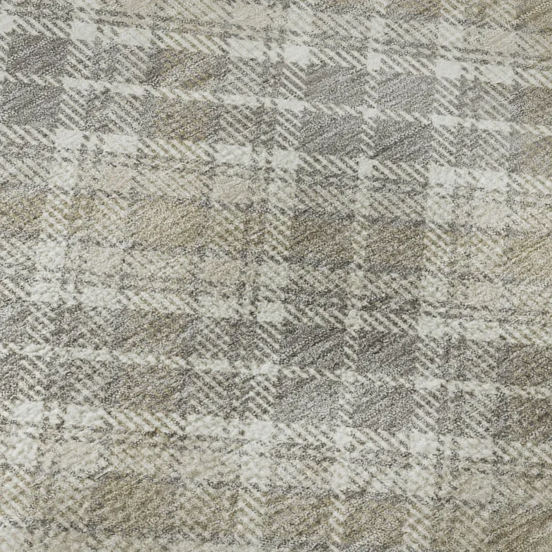 Luxury Washable Indoor/Outdoor Soft Essentials Taupe 5\' x 7\'6\" Rug