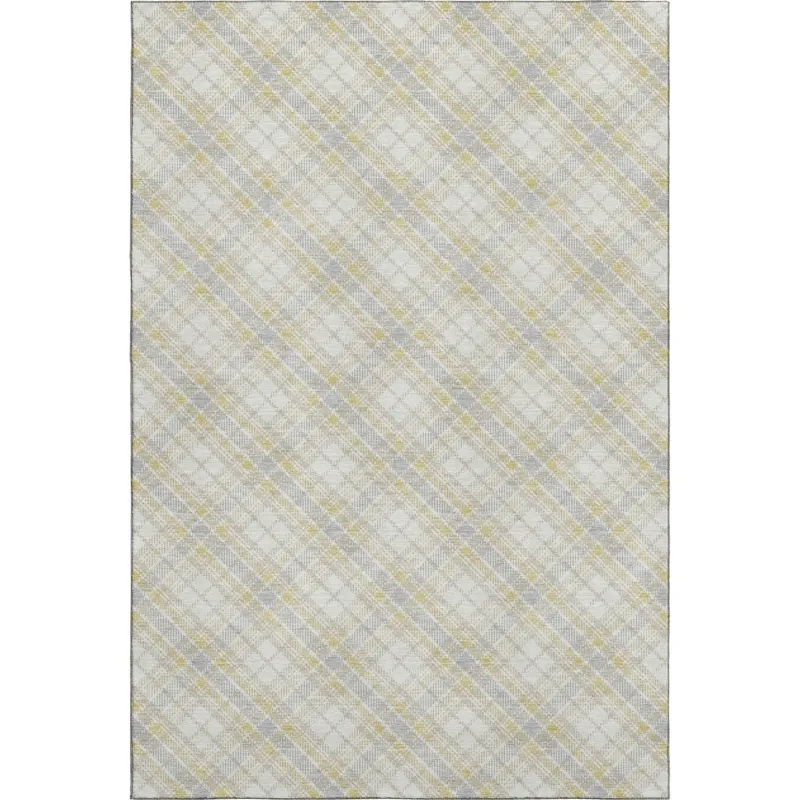 Luxury Washable Indoor/Outdoor Soft Essentials Wheat 2\'6\" x 3\'10\" Rug