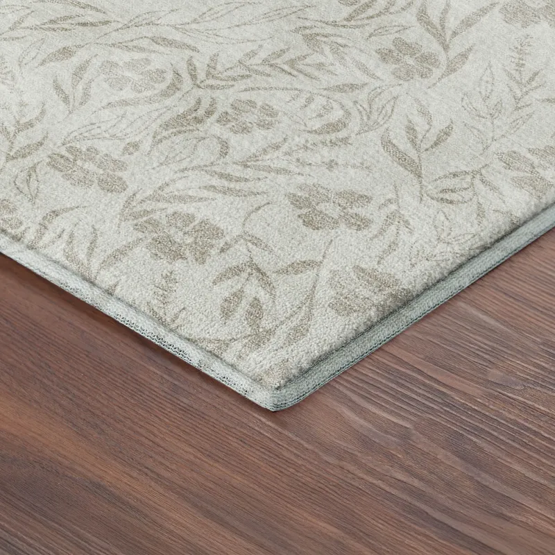 Luxury Washable Indoor/Outdoor Soft Essentials Linen 9\' x 12\' Rug