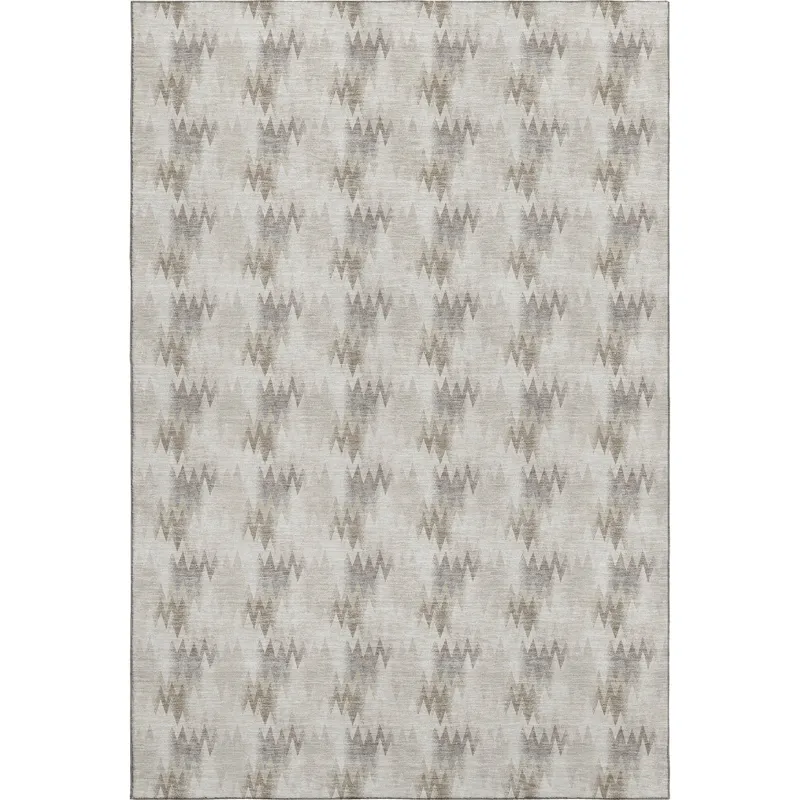 Luxury Washable Soft Essentials Beige 10\' x 14\' Rug