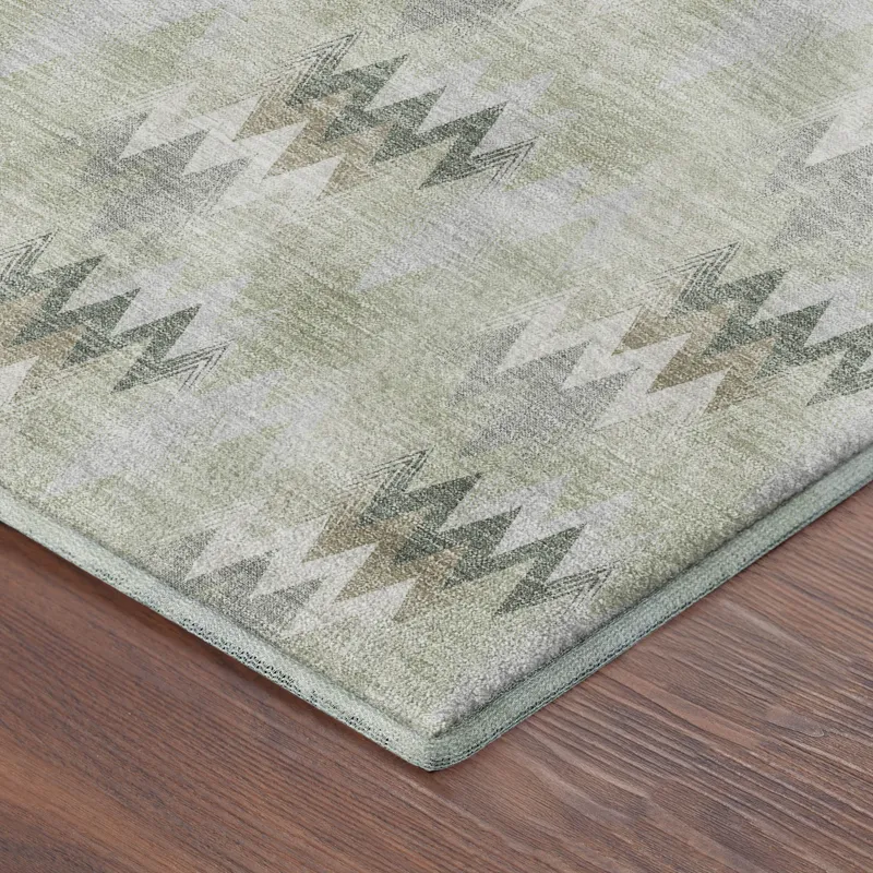 Luxury Washable Soft Essentials Celery 10\' x 14\' Rug