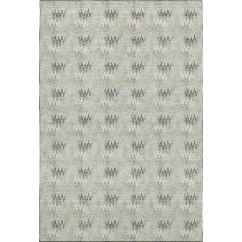 Luxury Washable Soft Essentials Celery 10\' x 14\' Rug
