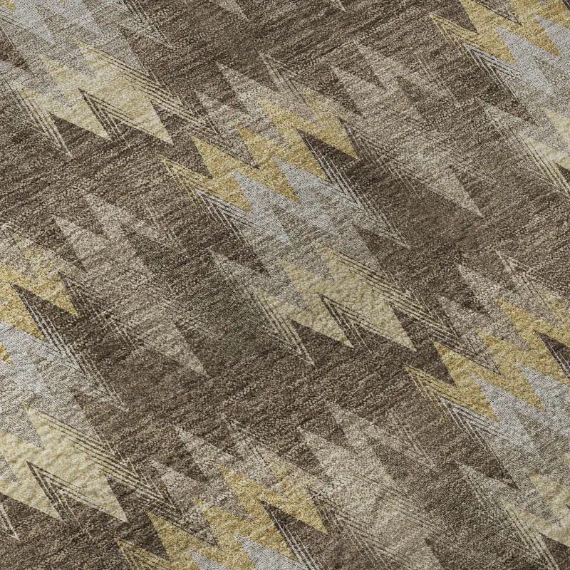Luxury Washable Soft Essentials Chocolate 8\' x 10\' Rug