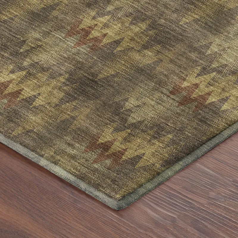 Luxury Washable Soft Essentials Earth 3\' x 5\' Rug