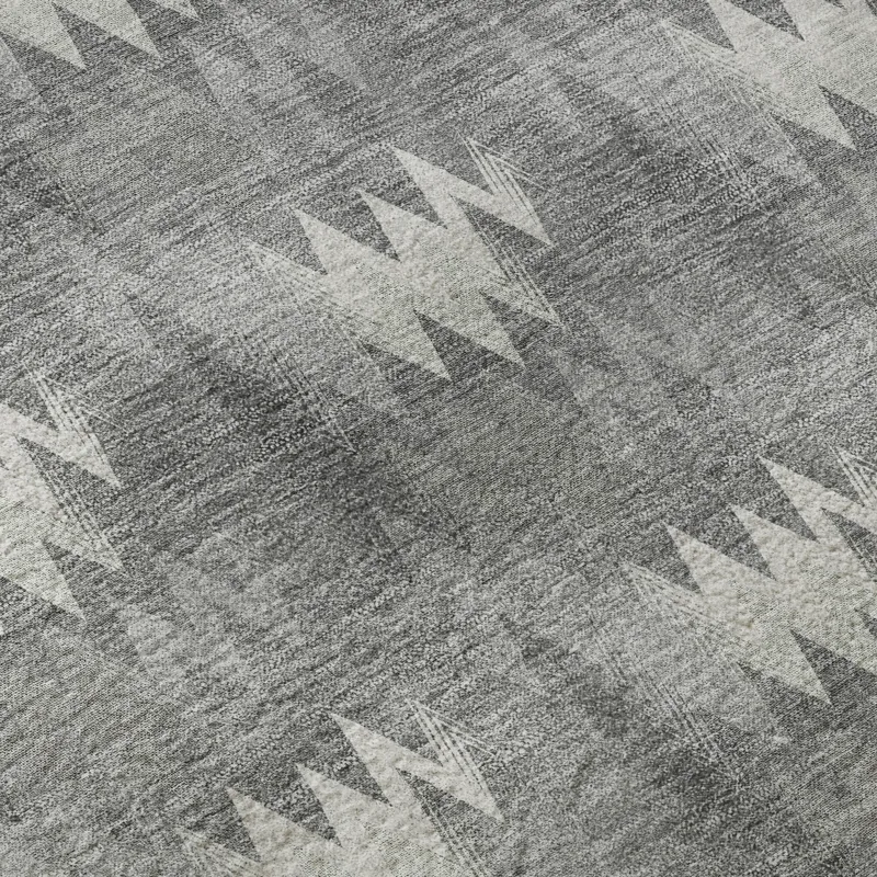Luxury Washable Soft Essentials Gray 1\'8\" x 2\'6\" Rug