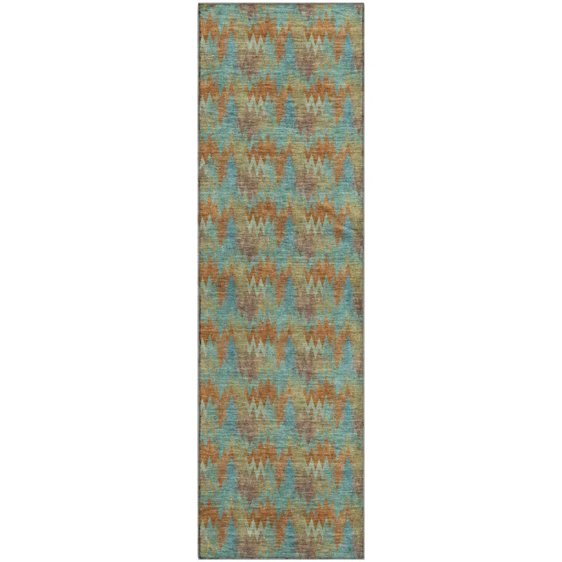 Luxury Washable Soft Essentials Jewel 2\'3\" x 7\'6\" Runner Rug