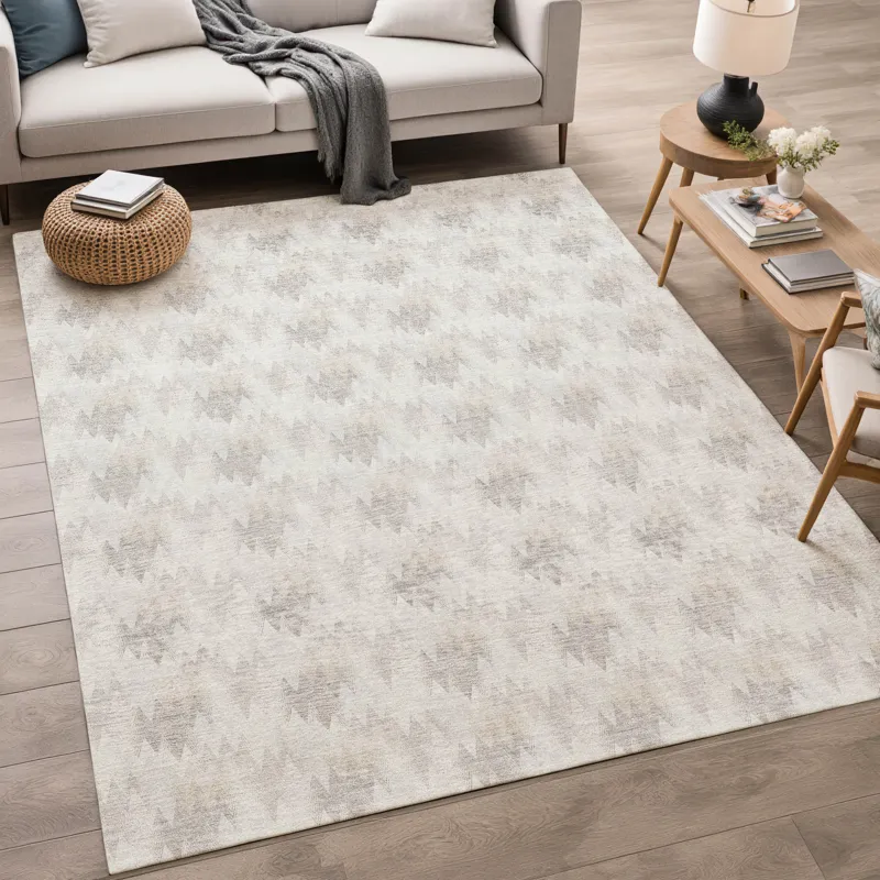 Luxury Washable Soft Essentials Linen 10\' x 14\' Rug