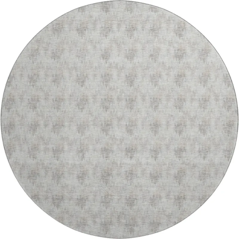 Luxury Washable Soft Essentials Linen 8\' x 8\' Round Rug