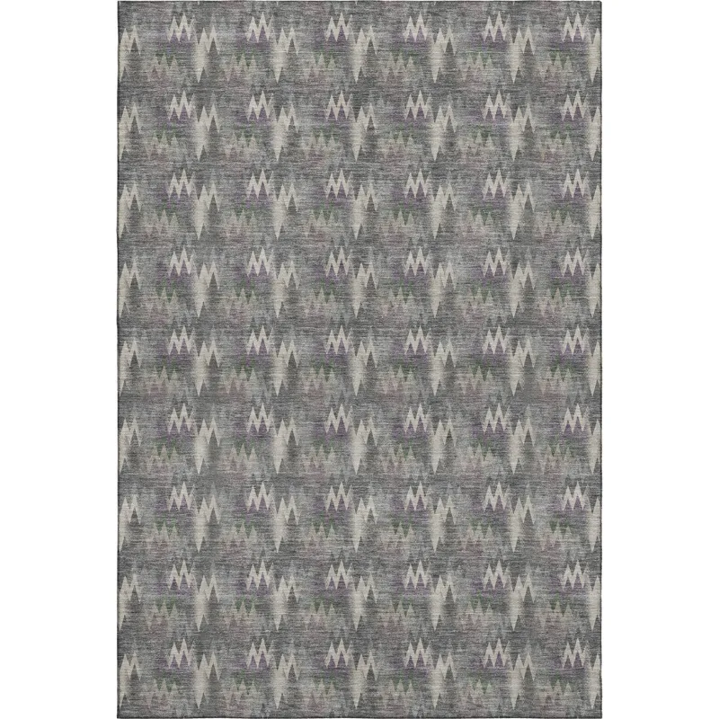 Luxury Washable Soft Essentials Pewter 10\' x 14\' Rug