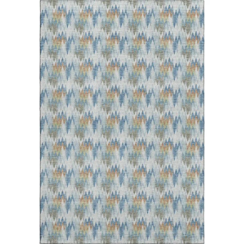 Luxury Washable Soft Essentials Seaside 8\' x 10\' Rug
