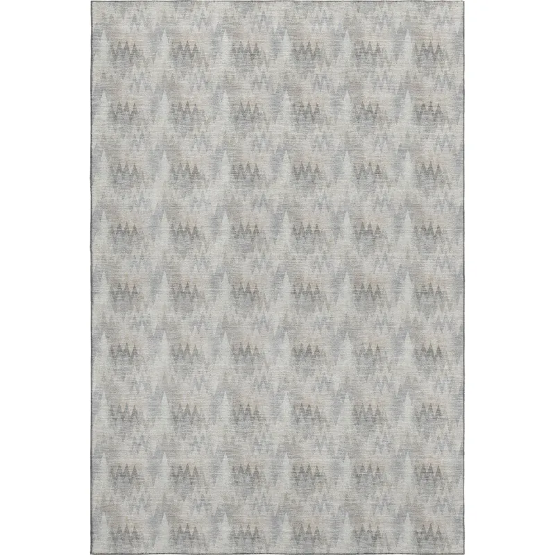 Luxury Washable Soft Essentials Silver 9\' x 12\' Rug