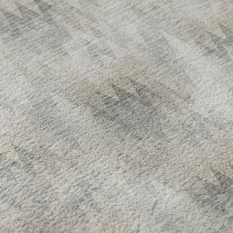 Luxury Washable Soft Essentials Silver 9\' x 12\' Rug