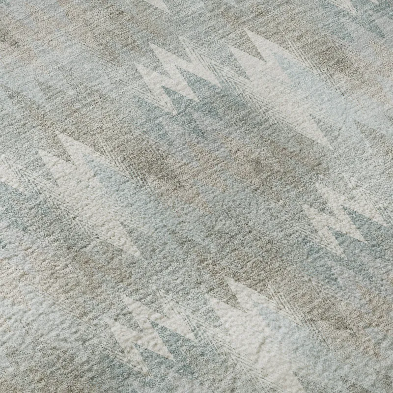 Luxury Washable Soft Essentials Sky 5\' x 7\'6\" Rug