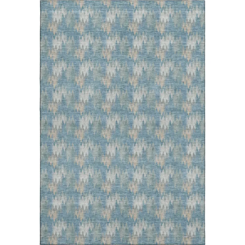 Luxury Washable Soft Essentials Teal 10\' x 14\' Rug