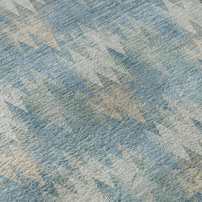 Luxury Washable Soft Essentials Teal 2\'3\" x 7\'6\" Runner Rug