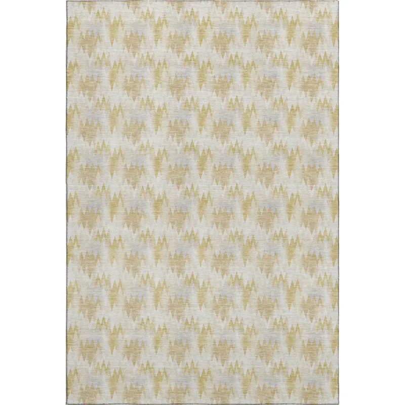 Luxury Washable Soft Essentials Wheat 8\' x 10\' Rug