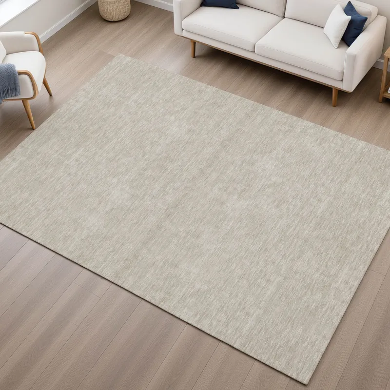 Luxury Washable Soft Essentials Beige 9\' x 12\' Rug