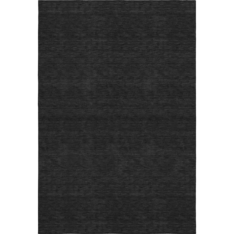 Luxury Washable Soft Essentials Black 10\' x 14\' Rug