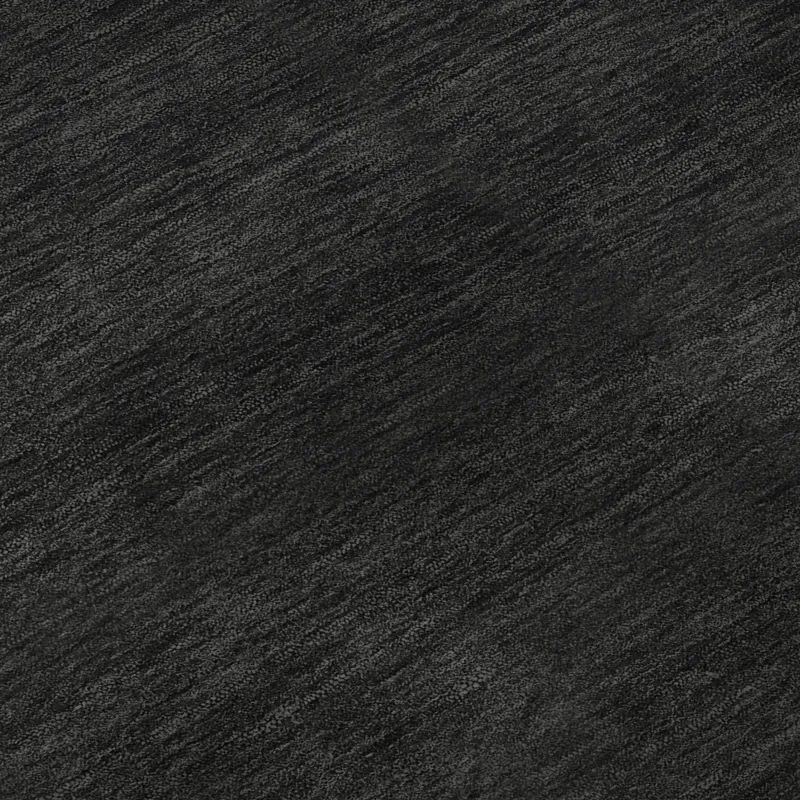 Luxury Washable Soft Essentials Black 8\' x 8\' Round Rug