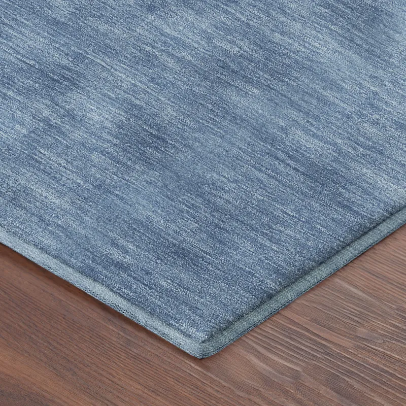 Luxury Washable Soft Essentials Denim 8\' x 10\' Rug