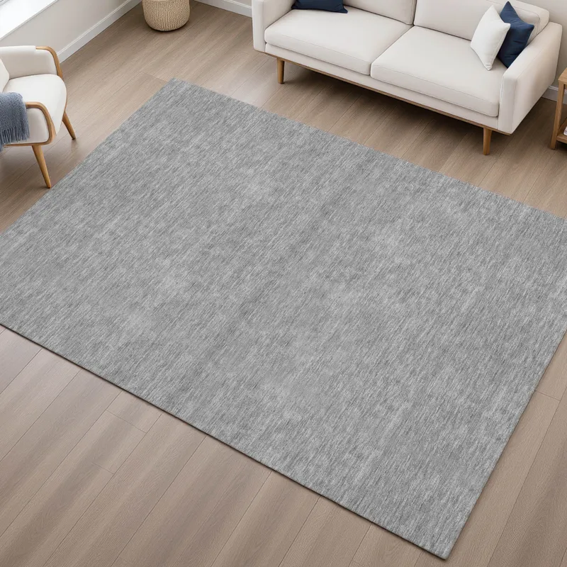Luxury Washable Soft Essentials Gray 10\' x 14\' Rug