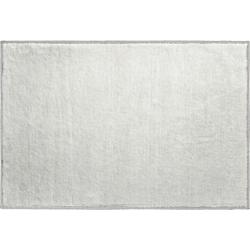 Luxury Washable Soft Essentials Ivory 1\'8\" x 2\'6\" Rug