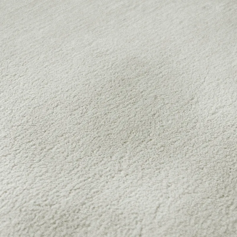 Luxury Washable Soft Essentials Ivory 8\' x 8\' Round Rug