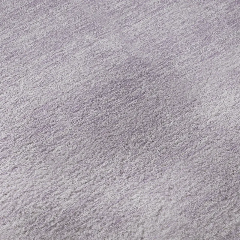 Luxury Washable Soft Essentials Lavender 2\'6\" x 3\'10\" Rug