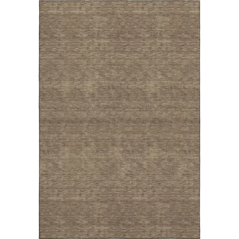 Luxury Washable Soft Essentials Mocha 8\' x 10\' Rug