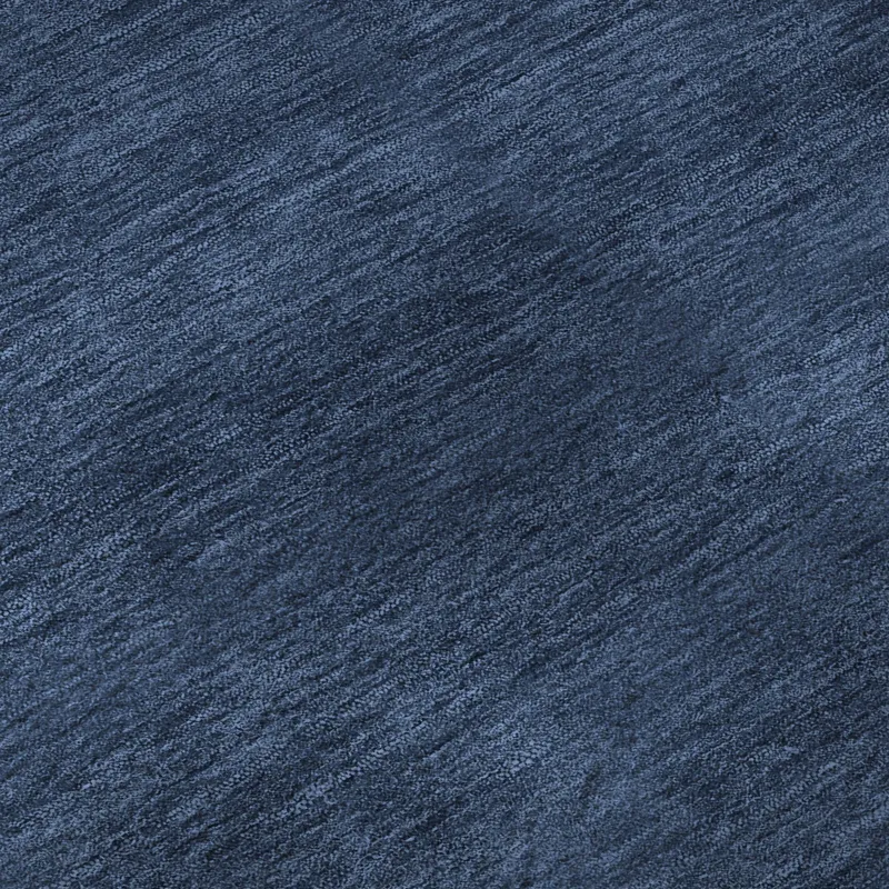 Luxury Washable Soft Essentials Navy 1\'8\" x 2\'6\" Rug