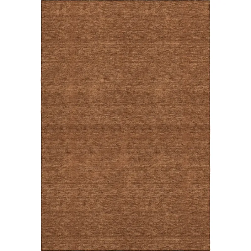 Luxury Washable Soft Essentials Paprika 2\'6\" x 3\'10\" Rug