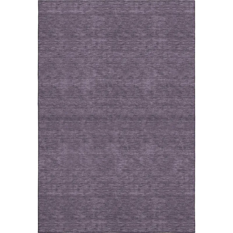 Luxury Washable Soft Essentials Plum 8\' x 10\' Rug