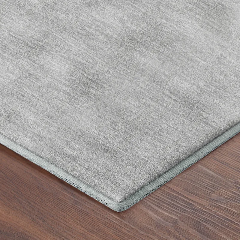 Luxury Washable Soft Essentials Silver 10\' x 14\' Rug