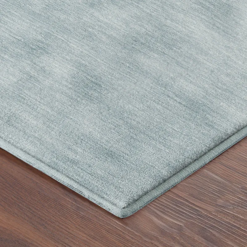 Luxury Washable Soft Essentials Sky 5\' x 7\'6\" Rug