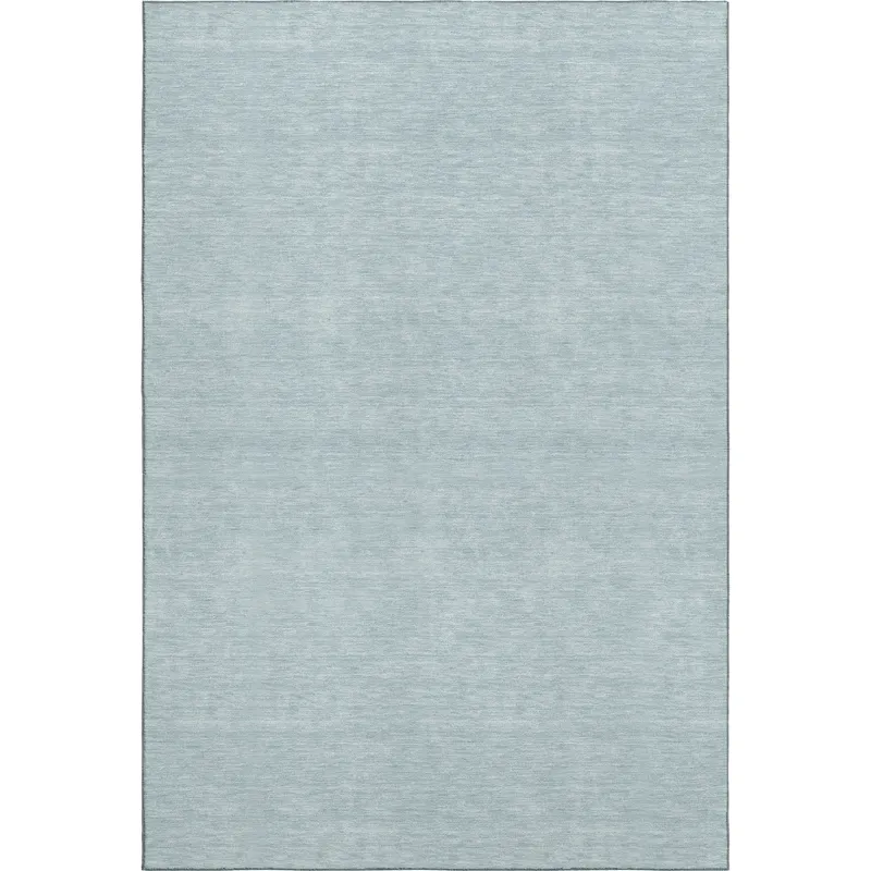Luxury Washable Soft Essentials Sky 5\' x 7\'6\" Rug