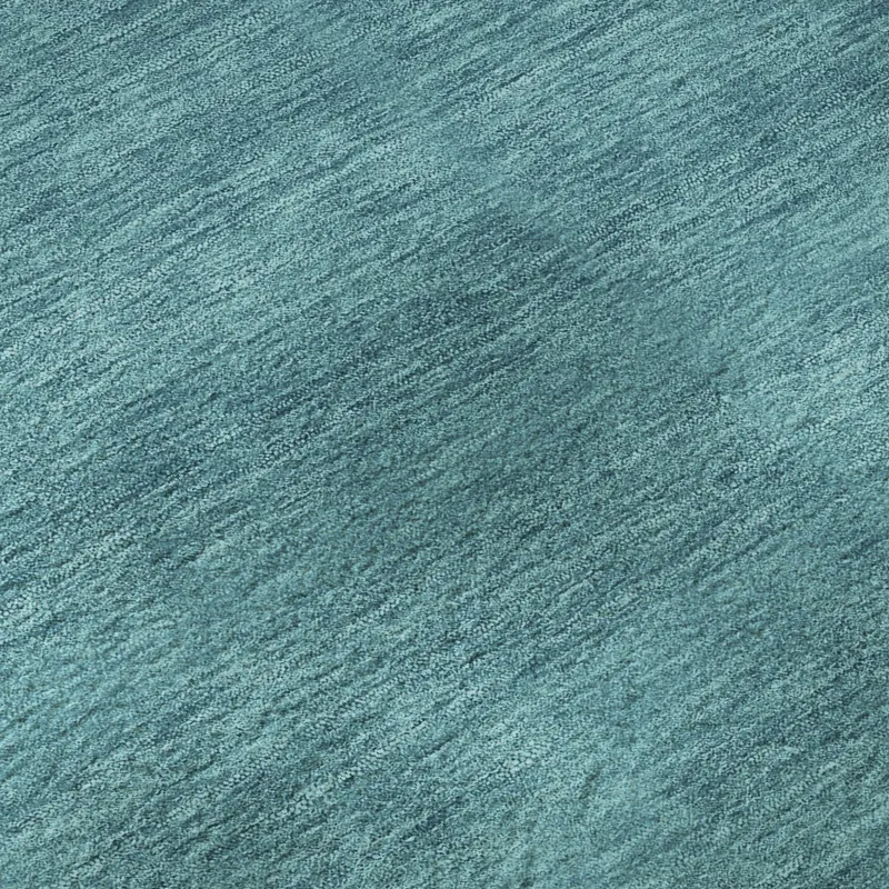 Luxury Washable Soft Essentials Turquoise 9\' x 12\' Rug