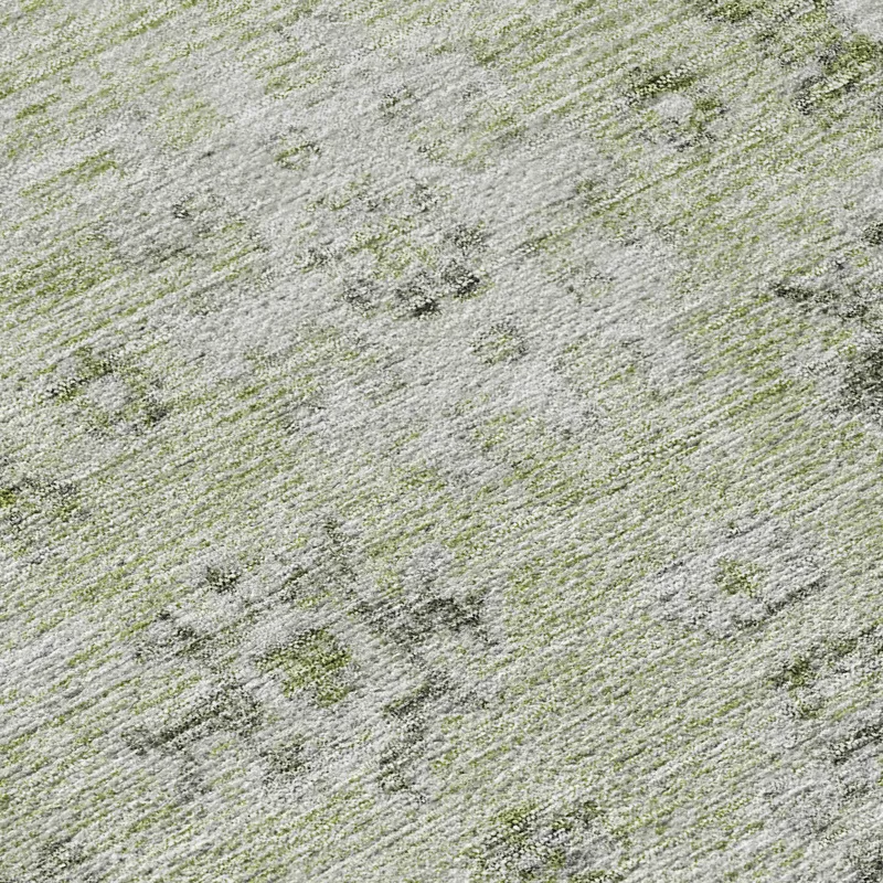 Luxury Washable Indoor/Outdoor Solace Aloe 9\' x 12\' Rug