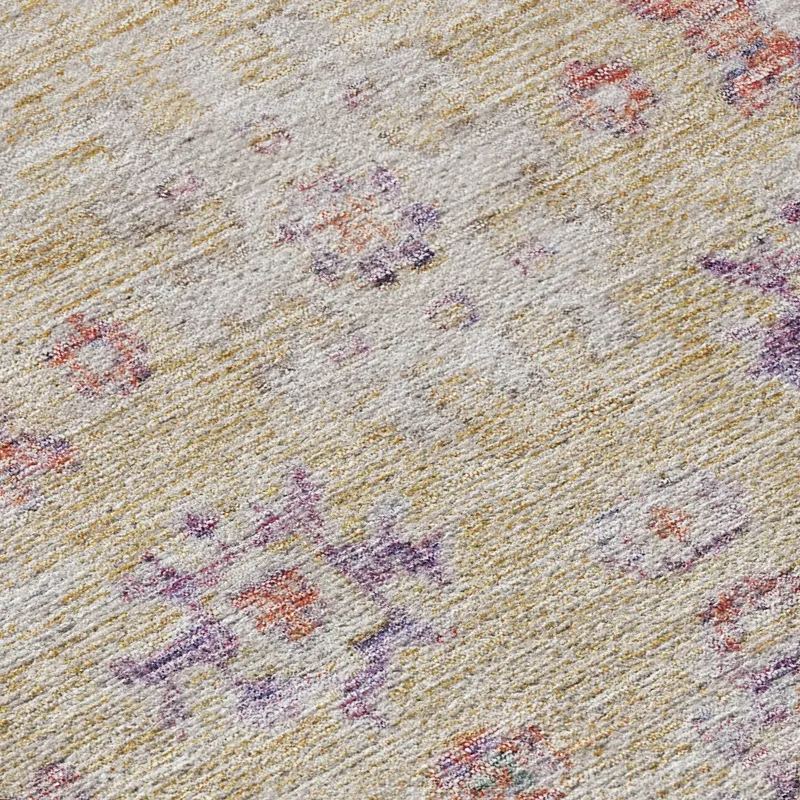 Luxury Washable Indoor/Outdoor Solace Peach 10\' x 14\' Rug