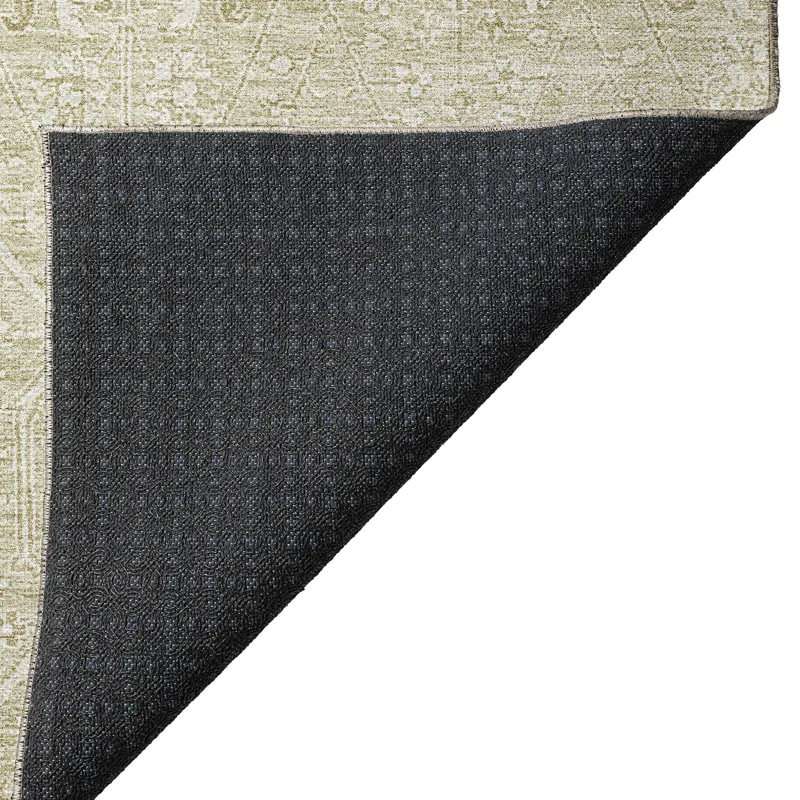 Luxury Washable Indoor/Outdoor Solace Beige 9\' x 12\' Rug