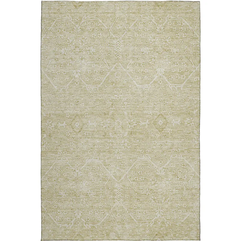 Luxury Washable Indoor/Outdoor Solace Beige 9\' x 12\' Rug