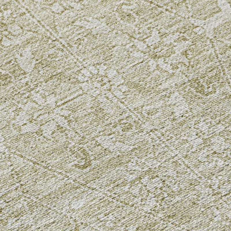 Luxury Washable Indoor/Outdoor Solace Beige 9\' x 12\' Rug