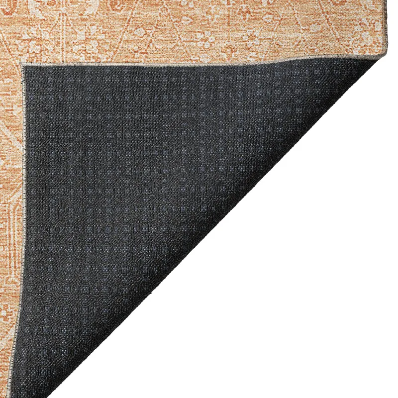 Luxury Washable Indoor/Outdoor Solace Salmon 8\' x 10\' Rug