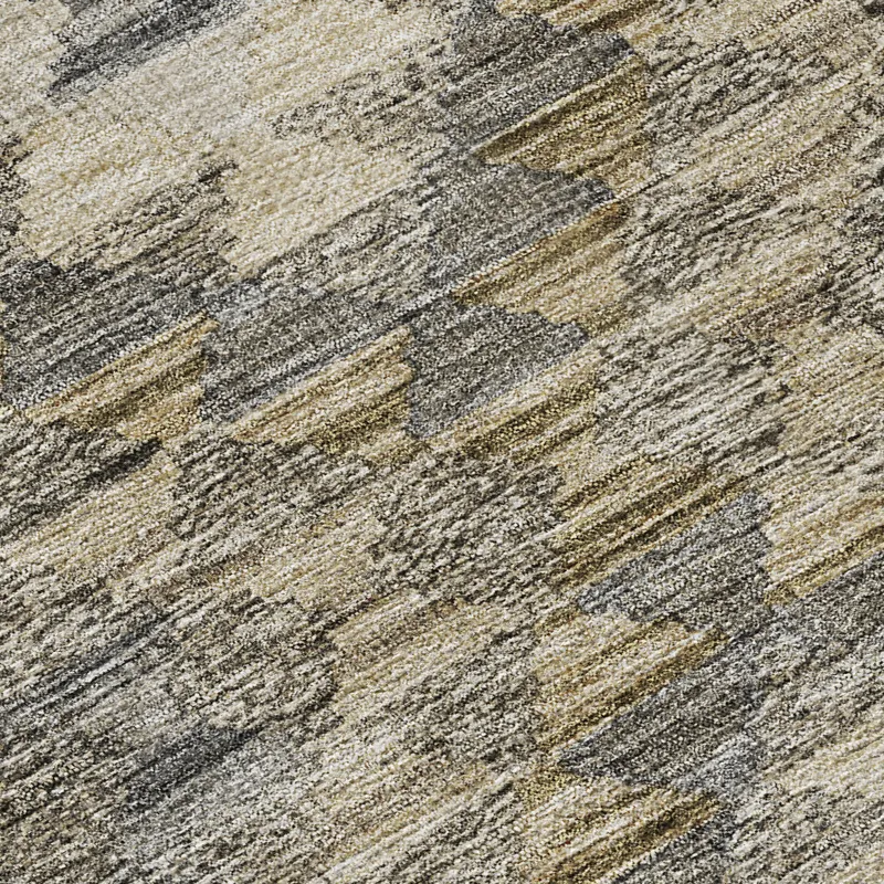 Luxury Washable Indoor/Outdoor Solace Beige 1\'8\" x 2\'6\" Rug