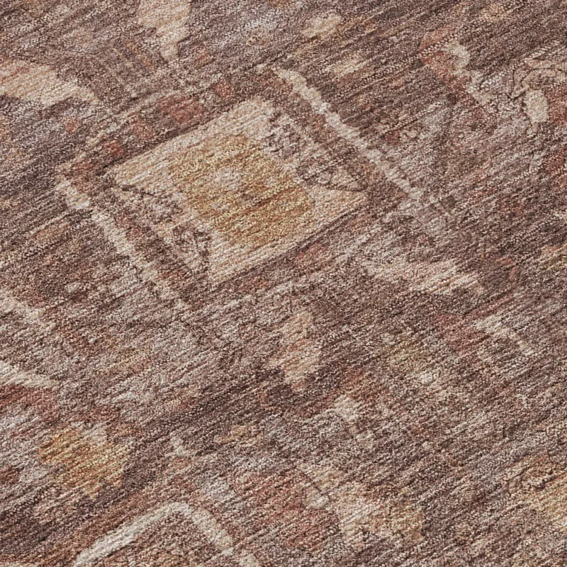 Luxury Washable Indoor/Outdoor Solace Burgundy 8\' x 10\' Rug