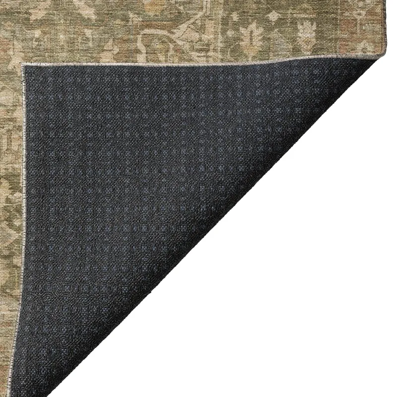 Luxury Washable Indoor/Outdoor Solace Fern 1\'8\" x 2\'6\" Rug