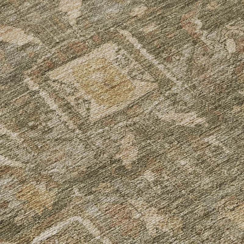 Luxury Washable Indoor/Outdoor Solace Fern 1\'8\" x 2\'6\" Rug