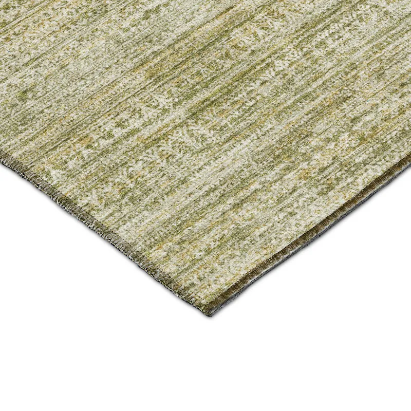 Luxury Washable Indoor/Outdoor Solace Aloe 8\' x 10\' Rug