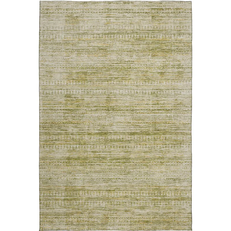 Luxury Washable Indoor/Outdoor Solace Aloe 8\' x 10\' Rug